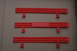 Slotcars66 Scalextric barrier classic red plain 